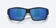 Blue Mirror Polarized Polycarbonate Lenses, Matte Black Frame