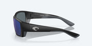 Blue Mirror Polarized Polycarbonate Lenses, Matte Black Frame