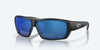 [Blue Mirror Polarized Polycarbonate Lenses, Matte Black Frame]