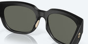 Gray Polarized Glass Lenses, Matte Black Frame