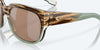 [Copper Silver Mirror Polarized Glass Lenses, Shiny Ocean Jade Frame]