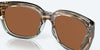 [Copper Silver Mirror Polarized Glass Lenses, Shiny Ocean Jade Frame]