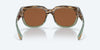 [Copper Silver Mirror Polarized Glass Lenses, Shiny Ocean Jade Frame]