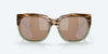 [Copper Silver Mirror Polarized Glass Lenses, Shiny Ocean Jade Frame]