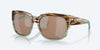 [Copper Silver Mirror Polarized Glass Lenses, Shiny Ocean Jade Frame]