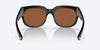 [Copper Silver Mirror Polarized Glass Lenses, Matte Black Frame]