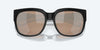 [Copper Silver Mirror Polarized Glass Lenses, Matte Black Frame]