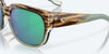 [Green Mirror Polarized Glass Lenses, Shiny Ocean Jade Frame]