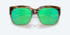 [Green Mirror Polarized Glass Lenses, Shiny Ocean Jade Frame]