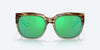 [Green Mirror Polarized Glass Lenses, Shiny Ocean Jade Frame]