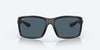 [Gray Polarized Polycarbonate Lenses, Blackout Frame]