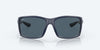 [Gray Polarized Polycarbonate Lenses, Matte Blue Frame]