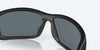 [Blue Mirror Polarized Polycarbonate Lenses, Blackout Frame]