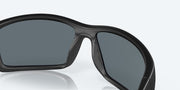 Blue Mirror Polarized Polycarbonate Lenses, Blackout Frame