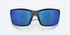 [Blue Mirror Polarized Polycarbonate Lenses, Blackout Frame]