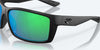 [Green Mirror Polarized Polycarbonate Lenses, Blackout Frame]