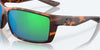 [Green Mirror Polarized Polycarbonate Lenses, Retro Tortoise Frame]