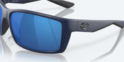 Blue Mirror Polarized Polycarbonate Lenses, Matte Blue Frame