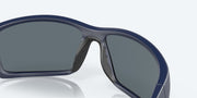 Blue Mirror Polarized Polycarbonate Lenses, Matte Blue Frame