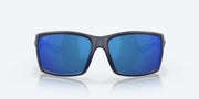 Blue Mirror Polarized Polycarbonate Lenses, Matte Blue Frame