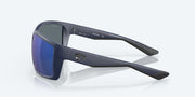 Blue Mirror Polarized Polycarbonate Lenses, Matte Blue Frame