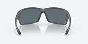 Blue Mirror Polarized Polycarbonate Lenses, Matte Gray Frame