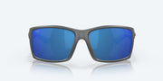 Blue Mirror Polarized Polycarbonate Lenses, Matte Gray Frame