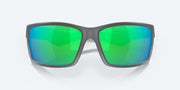 Green Mirror Polarized Polycarbonate Lenses, Matte Gray Frame