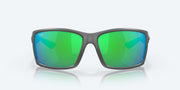 Green Mirror Polarized Polycarbonate Lenses, Matte Gray Frame