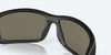 [Blue Mirror Polarized Glass Lenses, Blackout Frame]