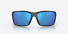 [Blue Mirror Polarized Glass Lenses, Blackout Frame]