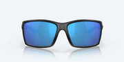 Blue Mirror Polarized Glass Lenses, Blackout Frame