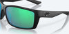 [Green Mirror Polarized Glass Lenses, Blackout Frame]