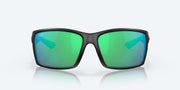 Green Mirror Polarized Glass Lenses, Blackout Frame