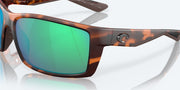 Green Mirror Polarized Glass Lenses, Retro Tortoise Frame