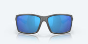 Blue Mirror Polarized Glass Lenses, Matte Gray Frame