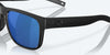 [Blue Mirror Polarized Polycarbonate Lenses, Blackout Frame]