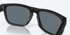 [Blue Mirror Polarized Polycarbonate Lenses, Blackout Frame]