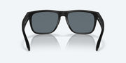 Blue Mirror Polarized Polycarbonate Lenses, Blackout Frame