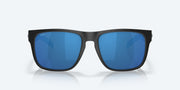 Blue Mirror Polarized Polycarbonate Lenses, Blackout Frame