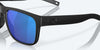 [Blue Mirror Polarized Glass Lenses, Blackout Frame]