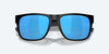 [Blue Mirror Polarized Glass Lenses, Blackout Frame]