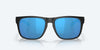 [Blue Mirror Polarized Glass Lenses, Blackout Frame]