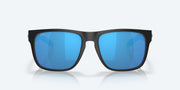 Blue Mirror Polarized Glass Lenses, Blackout Frame