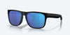 [Blue Mirror Polarized Glass Lenses, Blackout Frame]