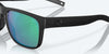 [Green Mirror Polarized Glass Lenses, Blackout Frame]