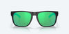 [Green Mirror Polarized Glass Lenses, Blackout Frame]