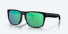 [Green Mirror Polarized Glass Lenses, Blackout Frame]