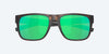 [Green Mirror Polarized Glass Lenses, Matte Tortoise Frame]