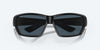 [Gray Polarized Polycarbonate Lenses, Blackout Frame]